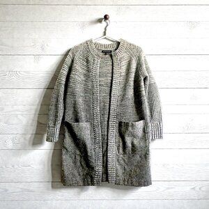 Banana Republic Gray Marled Open front duster cardigan Size XS